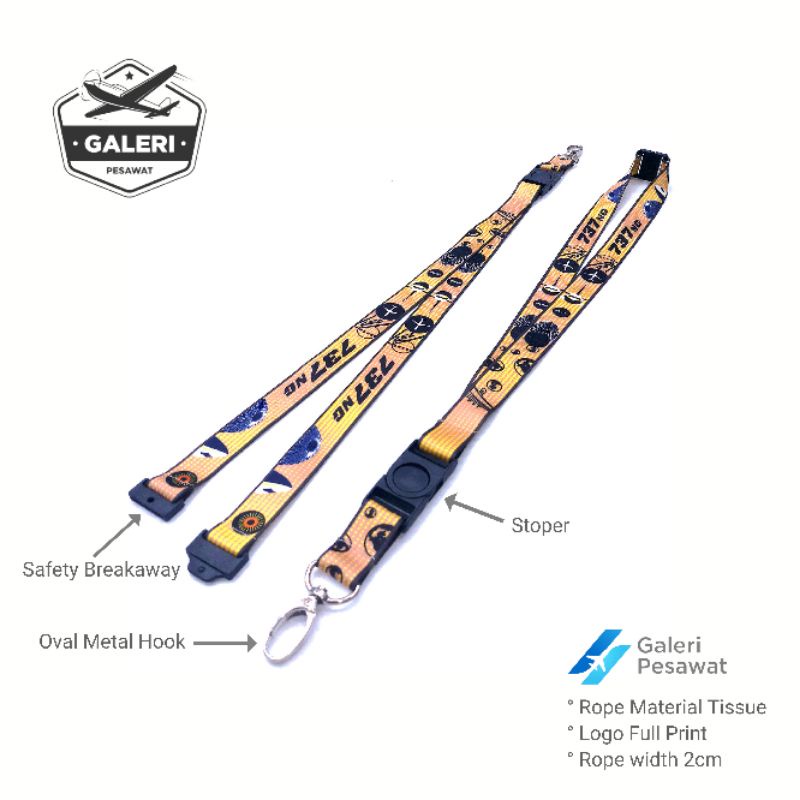 

Lanyard/Tali Gantungan ID Card 737 NG