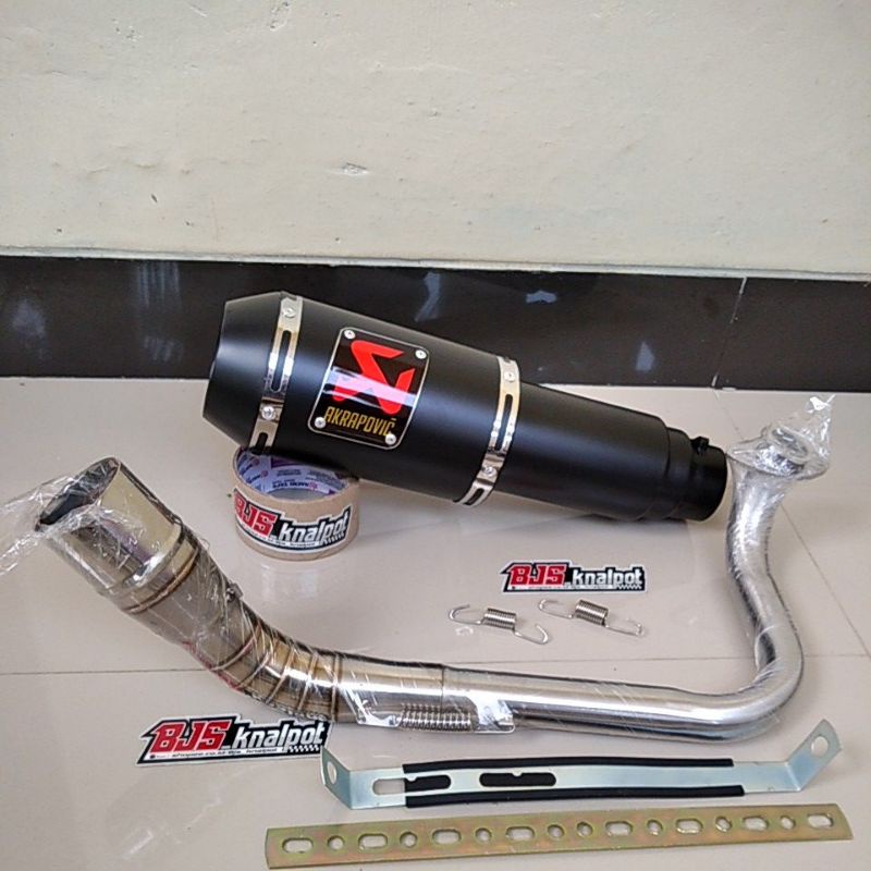 Knalpot akrapovic Nmax Aerox 155 Vario Beat street Scoopy new Xride mio soul Adv pcx Genio-Doff -vario 150 new