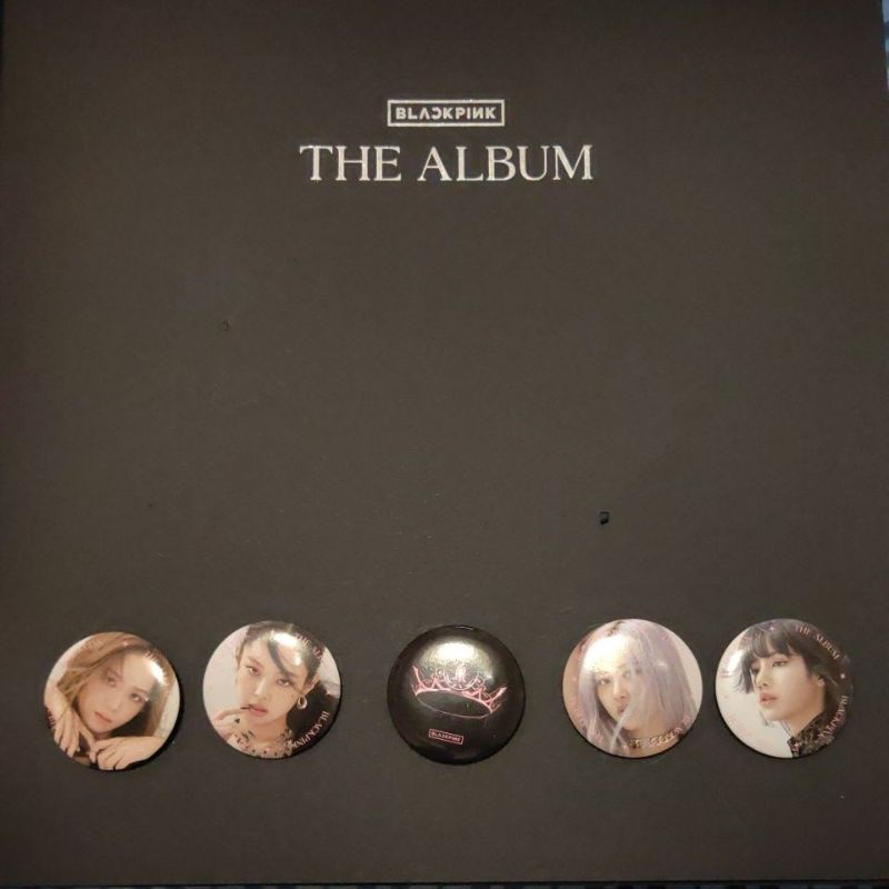 BLACKPINK VINYL LP LIMITED EDITION SHARING - PIN BUTTON