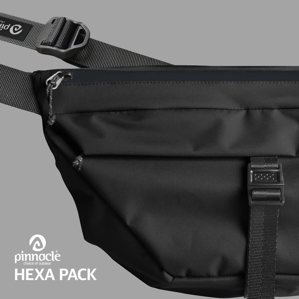 Pinnacle Hexa Pack - Black Zip Black (SlingBag)