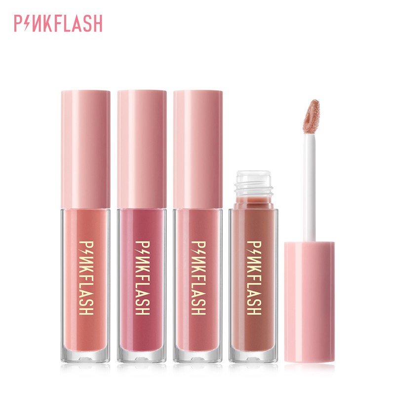 PINKFLASH Lip Gloss Perawatan Bibir Pelembab #Ohmygloss PF-L02