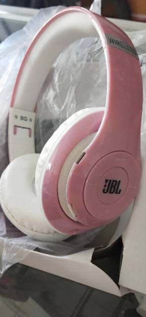 Headphone stereo bluetooth radio auxjbl pink