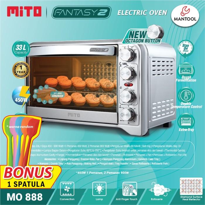 MITO OVEN LISTRIK FANTASY MITO MO-888 KAPASITAS 33L MO 888 ORI