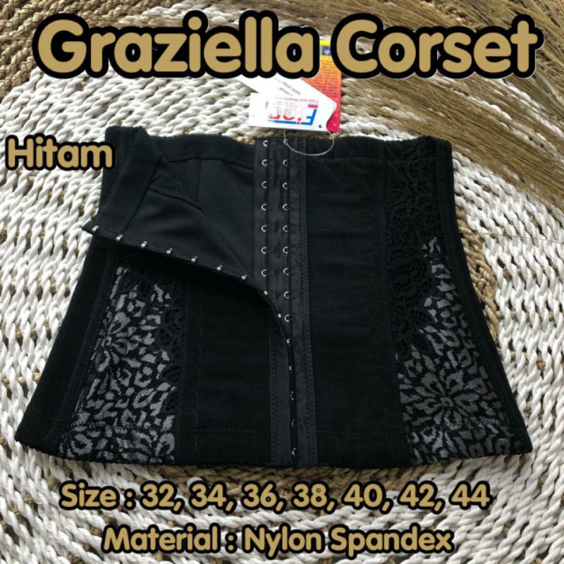 Graziella Corset by Fiori | Pelangsing tubuh | korset | Dalaman Kebaya