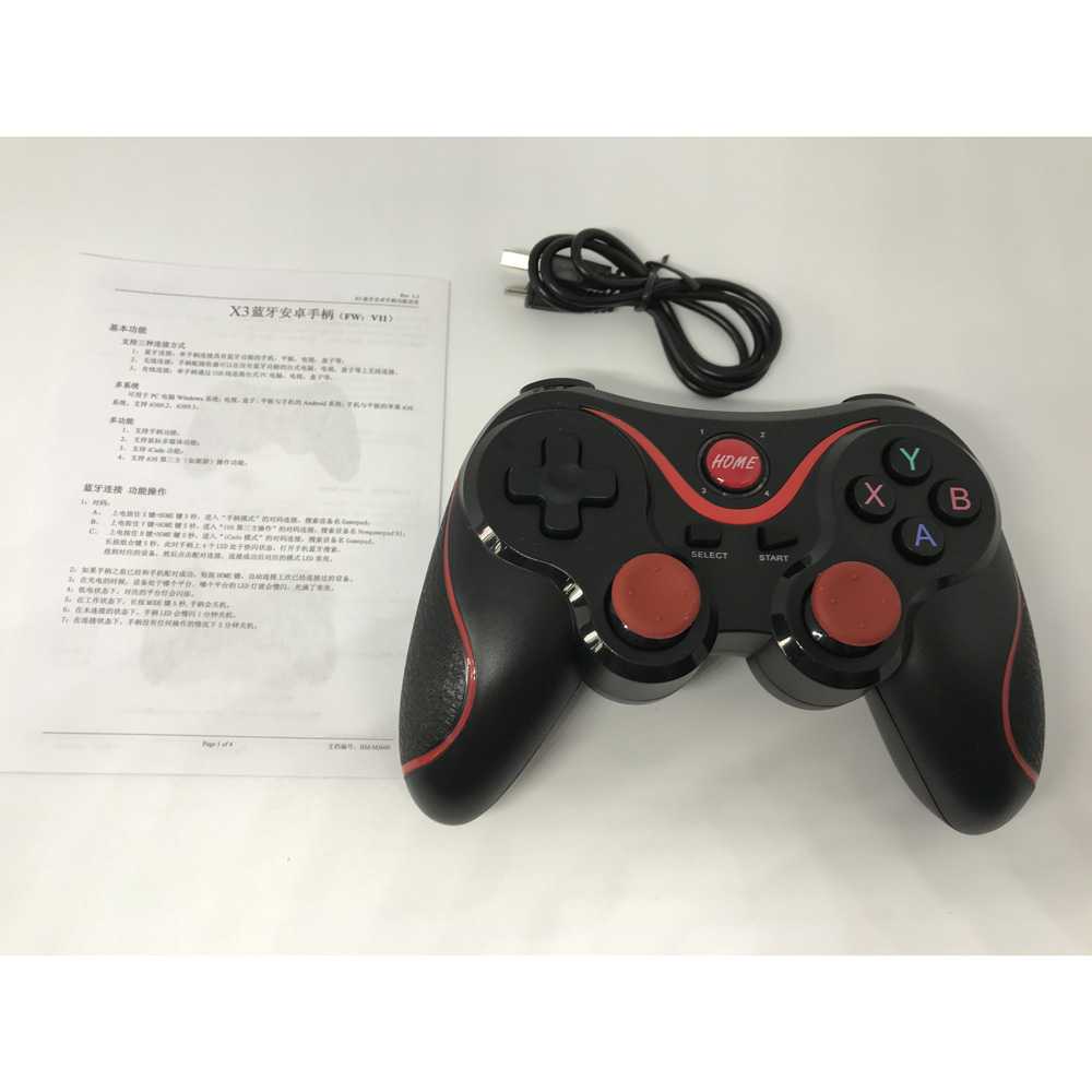 Terios T3 Bluetooth Wireless Gamepad for Smartphone &amp; Smart TV Box ( Al-Yusi )