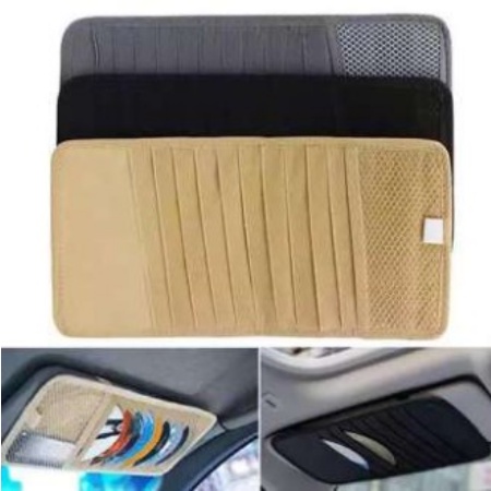 Tempat CD Sun Visor Organizer Mobil / Tempat Penyimpanan Kartu VCD DVD - Cars Organizer Interior - A
