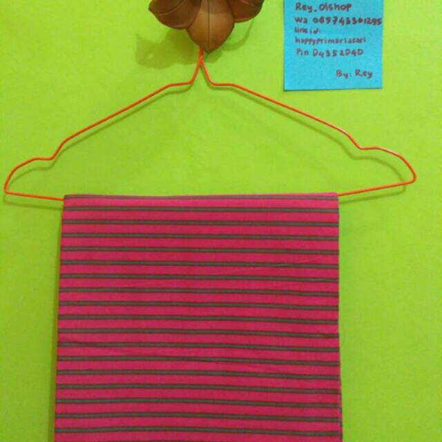 Kain lurik pink magenta batik lurik
