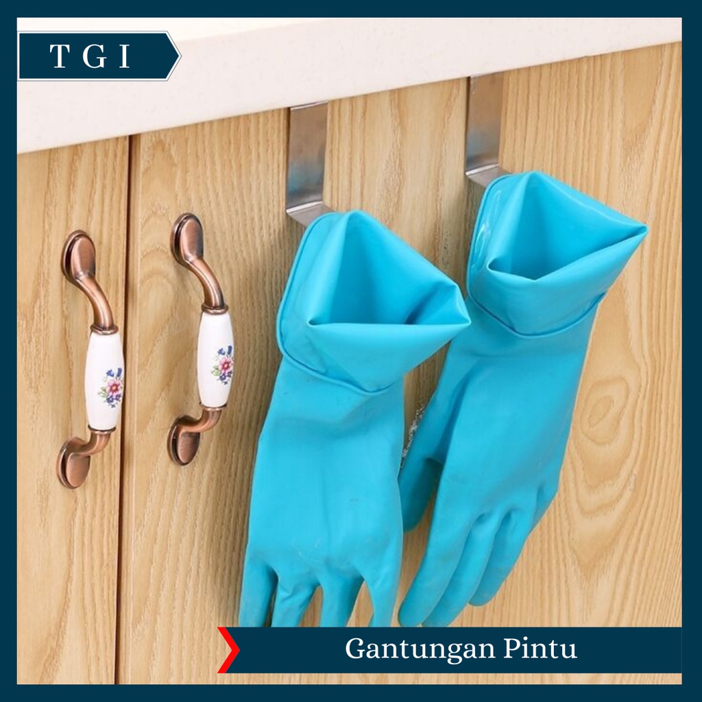 TGI - [1 PCS] GANTUNGAN PINTU LACI SEKAT STAINLESS STEEL ANTI KARAT MURAH | GANTUNGAN HOOK