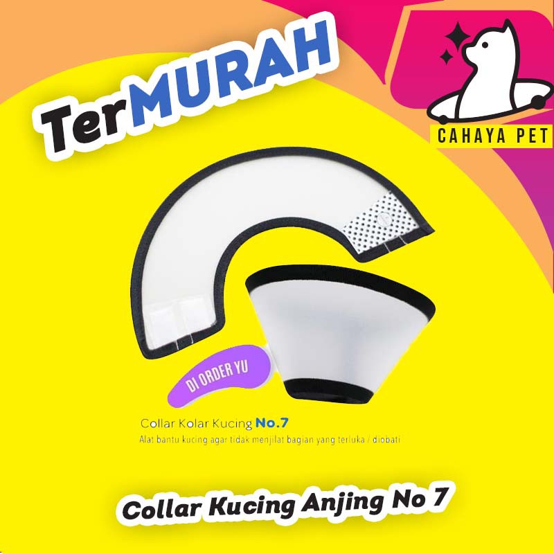 Collar Kucing Anjing No 7 Collar Corong Kucing Anjing