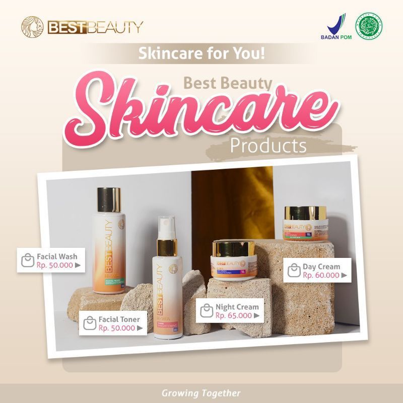 BEST BEAUTY SKINCARE PAKET BRIGHTENING TERMURAH BPOM