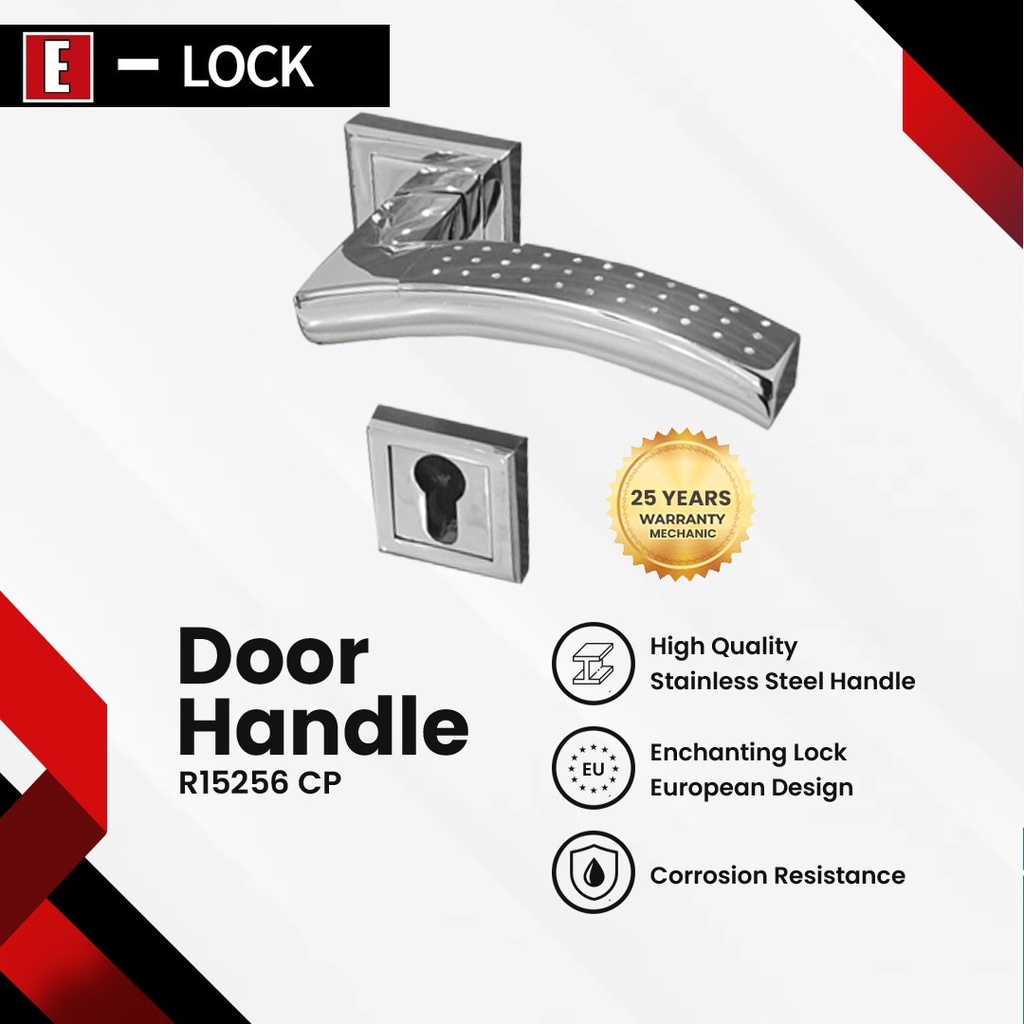 Enchanting Handle Pintu Rumah Elock Design Minimalist Modern R15-526