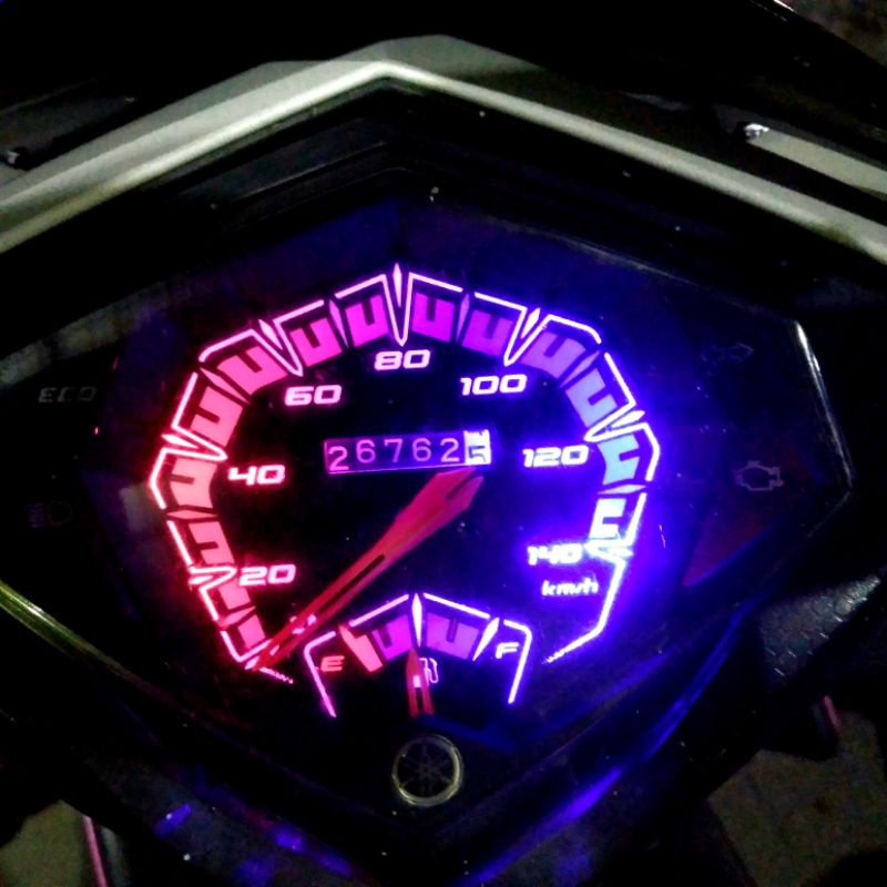 2pcs Lampu Sen Sein Senja Jelly Led Warna Merah,Biru,Kuning,Hijau,Putih,Pink Bsa Untuk SpeedoMeter