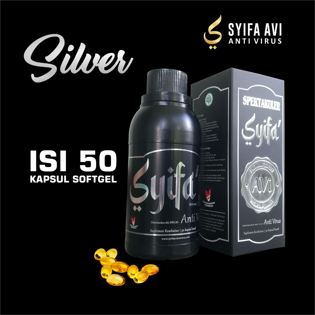 Syifa Anti Virus Silver Isi 50 Kapsul BPOM