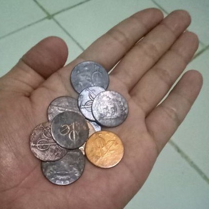 uang VOC tahun 1790 temuan sungai