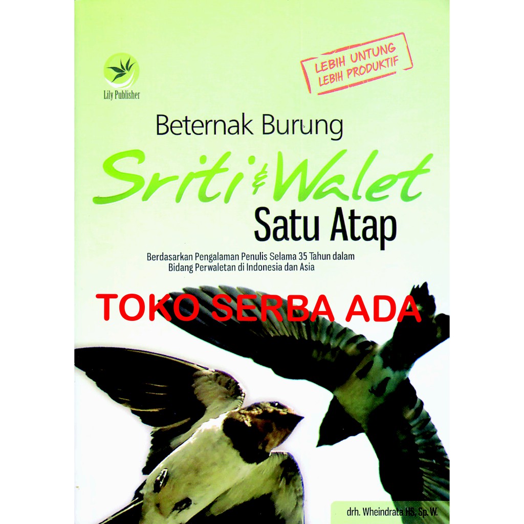 Beternak Burung Sriti Walet Satu Atap Wheindrata Hs Andi