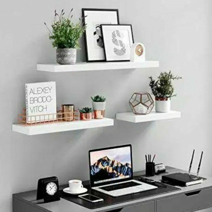 MEJA TV MINIMALIS MURAH MODERN Rak TV Dinding Tempel Nakas Kayu  Hiasan Dinding Dekorasi Dinding Cw