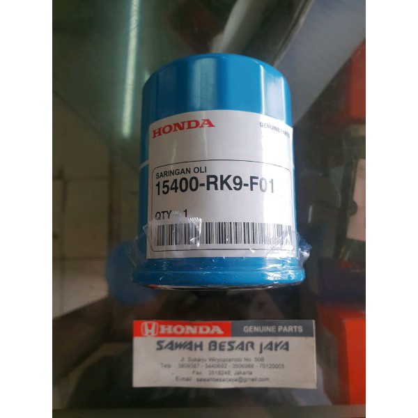Filter Oli - Saringan Oli - Oli Filter Mobil Honda Jazz Mobilio Brio Crv Hrv Brv Civic City Freed