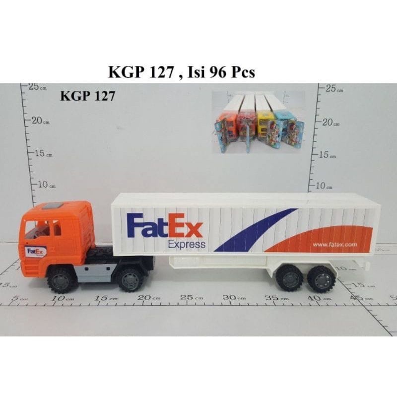 KGP 127 MAINAN TRUCK BOX CONTAINER PANJANG MURAH