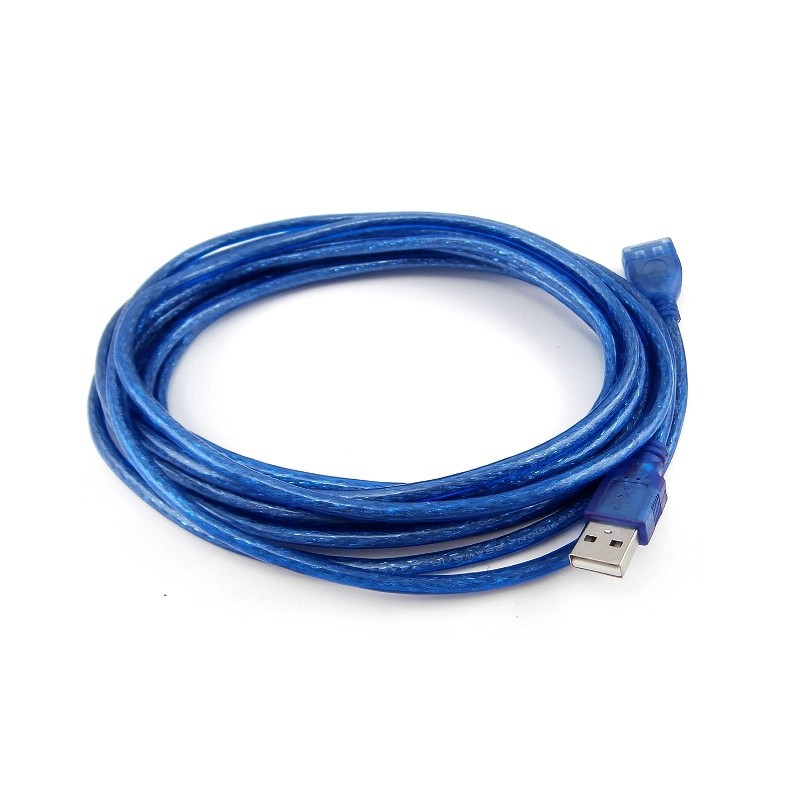 Kabel Extension 1,5 Meter Dengan Warna Biru Transparant - Biru