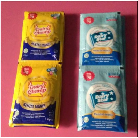 

1 Kardus Sachet Dairy Champ/Dairy Star 37+3 gr (120 sachet)