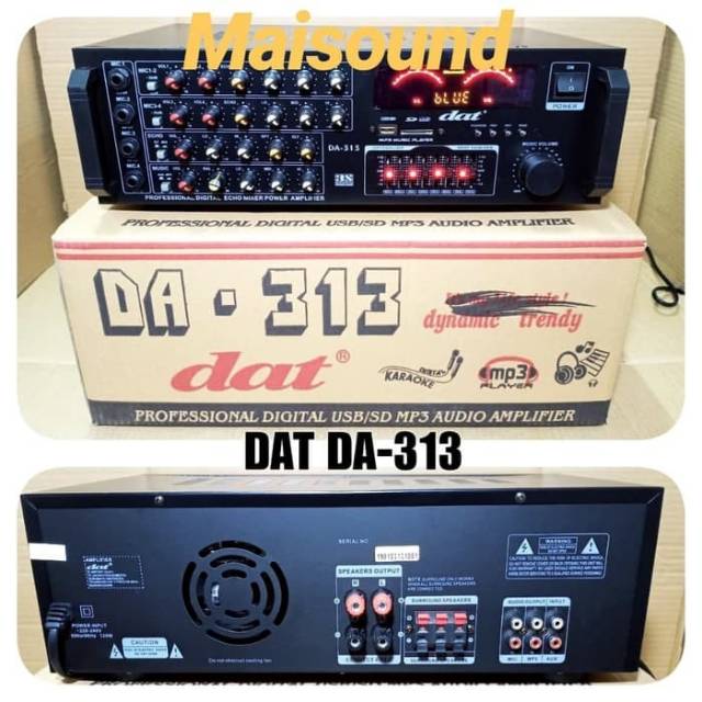 AMPLI KARAOKE DAT DA 313 AMPLIFIER DA313