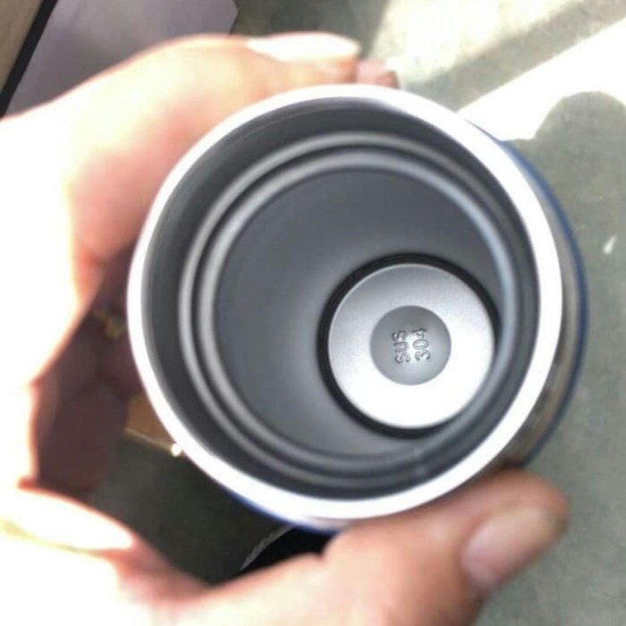 PALING LARIS - SILVER TERMOS BOWLING DOUBLE WALL / BOTOL STAINLESS CUSTOM TUMBLER