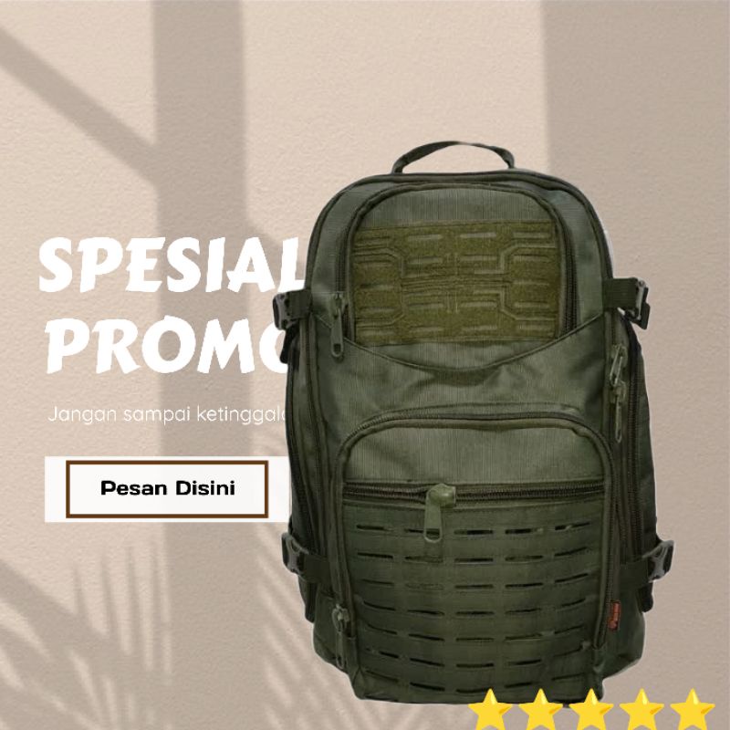 Tas ransel militer tactical tas laser  jumbo Hijau army