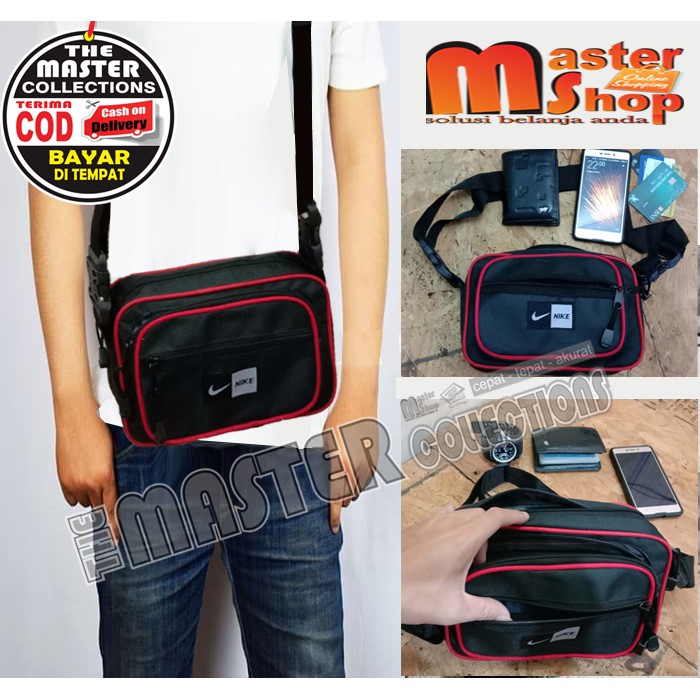 Tas Selempang Waistbag Messenger Tas Selempang &amp; Pinggang Pushop Travel Pouch