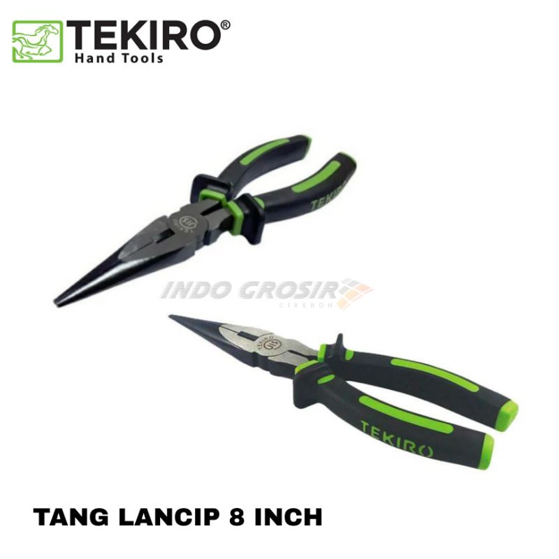 TEKIRO Tang Lancip 8 Inch Long Nose Pliers 8&quot; Tang Cucut