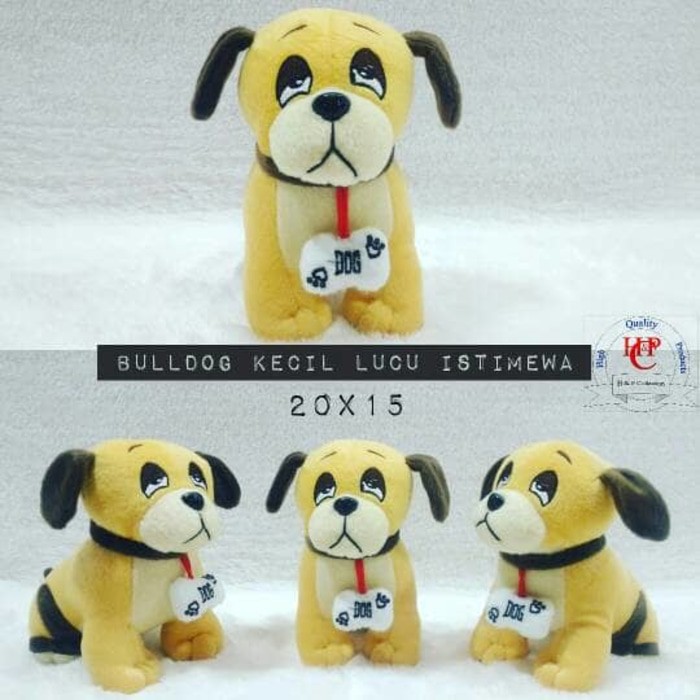 Boneka Anjing Bulldog istimewa