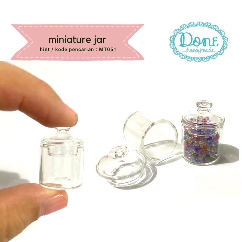 Done handymade doll house miniature jar toples mini miniatur mt051