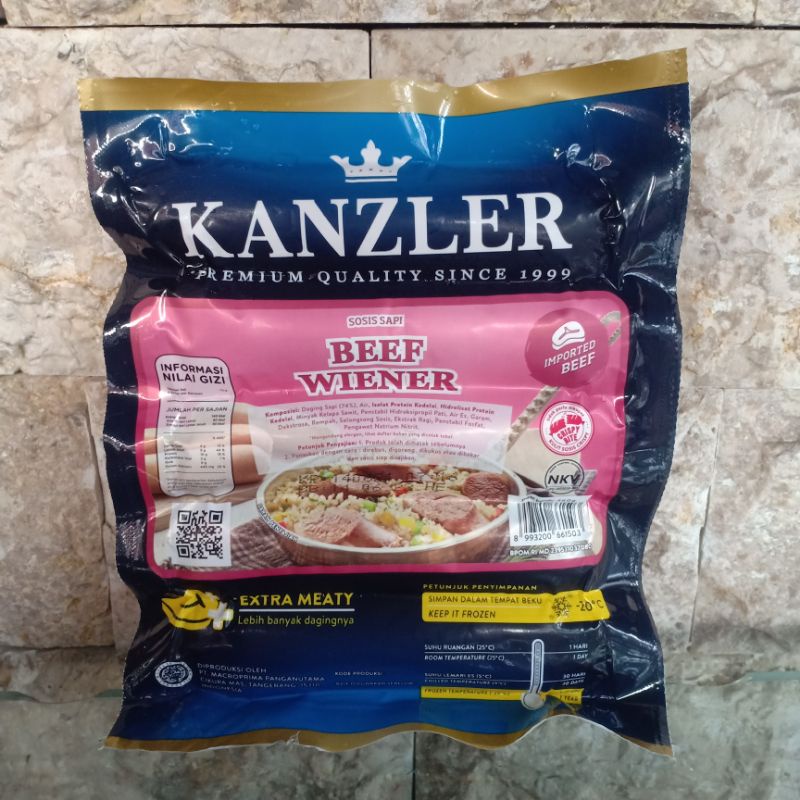 

Kanzler Beef Wiener 360 gram cf.h