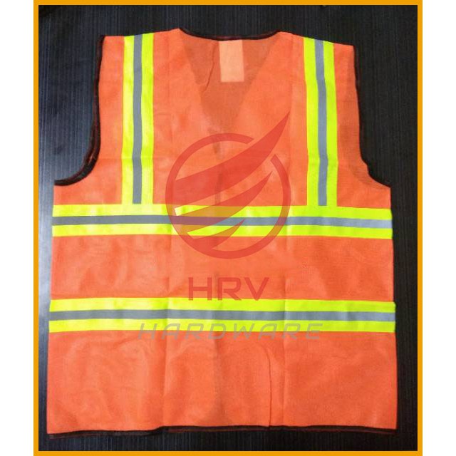 Rompi Kombinasi Polyester HIJAU Double Scotlite Polyster Safety Vest Polister