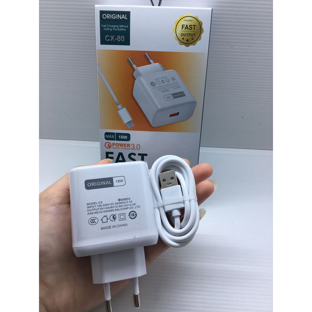 Travel Adapter - Charger Port Micro Cx-50 , CX-60 , CX-70 , CX-80 , Life Future