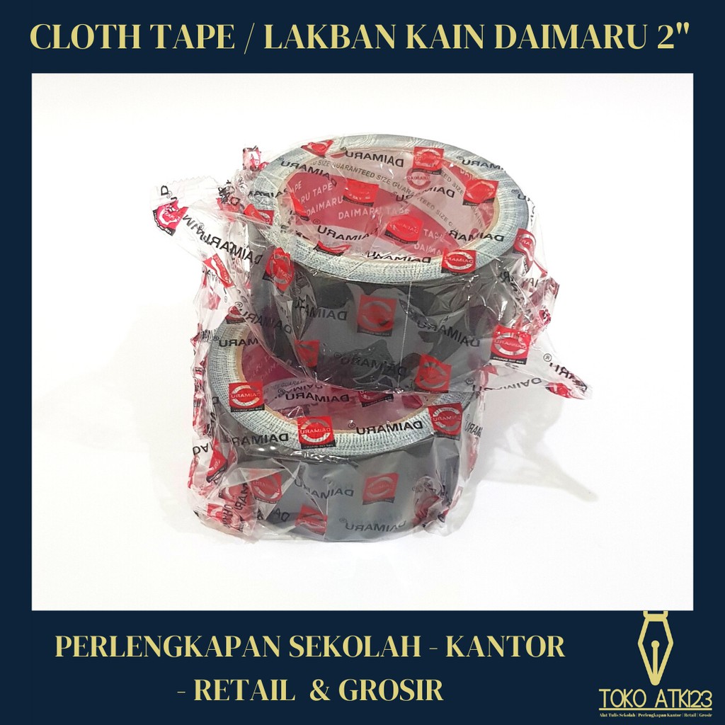 Cloth Premium Tape / Lakban Kain 48mm Merk Daimaru