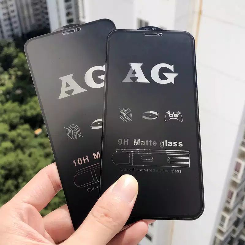 Tempered Glass Full AG Matte Glass Vivo Y11 Y12 Y12i Y12s Y15 Y17 Y19 Y20 Anti Minyak