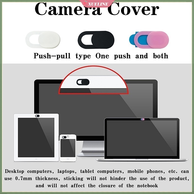 1pc Cover Pelindung Lensa Webcam Komputer / Handphone