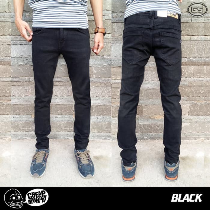 NEW ORIGINAL Cheap Monday Black | Jeans | celana | denim 007