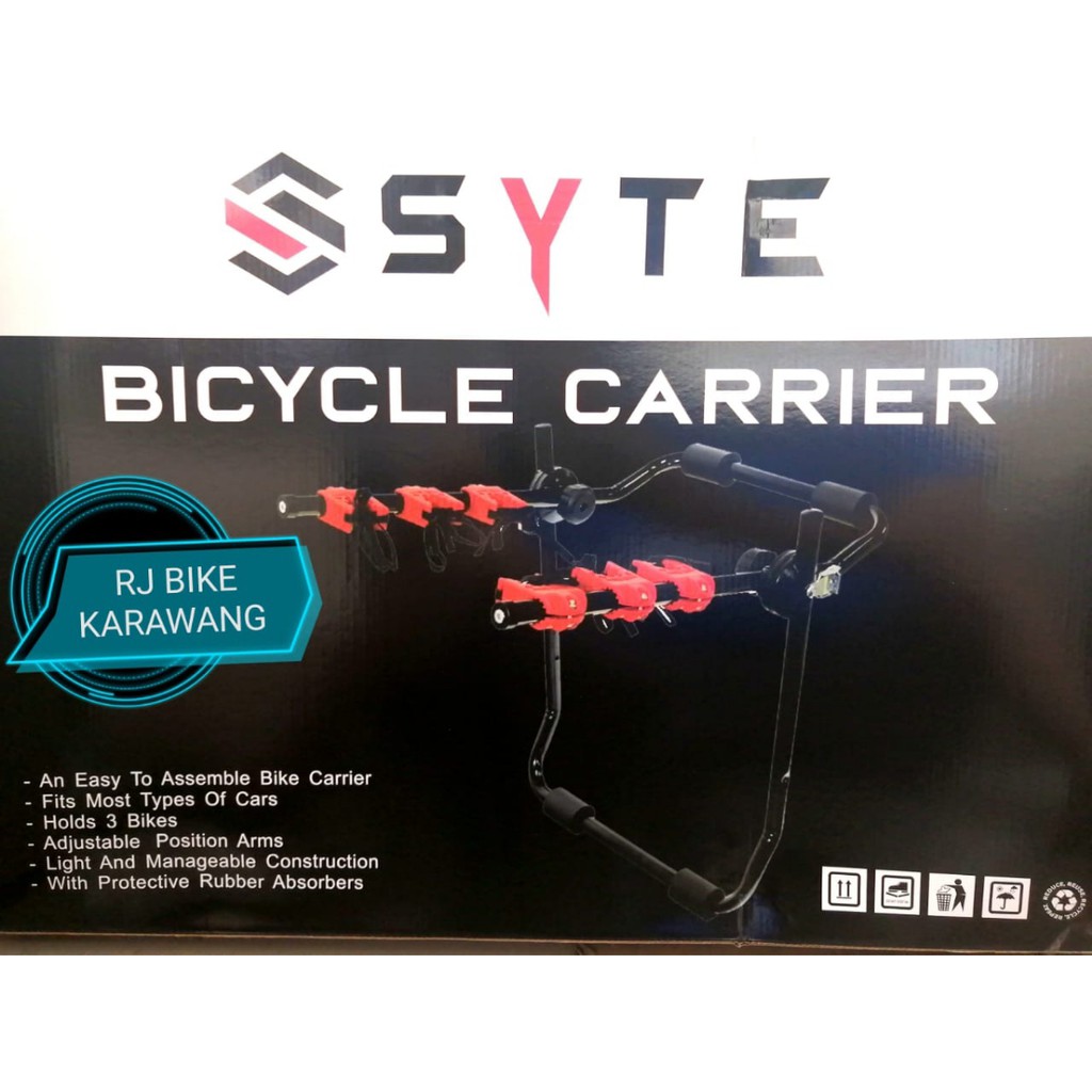 Bike Carrier Bagasi Mobil Syte 3 Sepeda