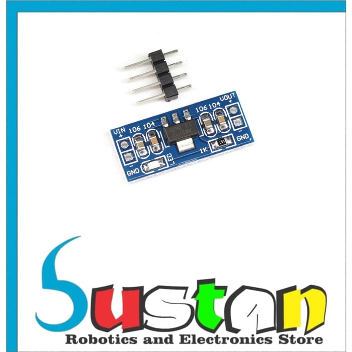 

Dijual AMS1117 Buck Module DC input 4.5-7V Step down 3.3V 1A AMS 1117 3.3 V Berkualitas