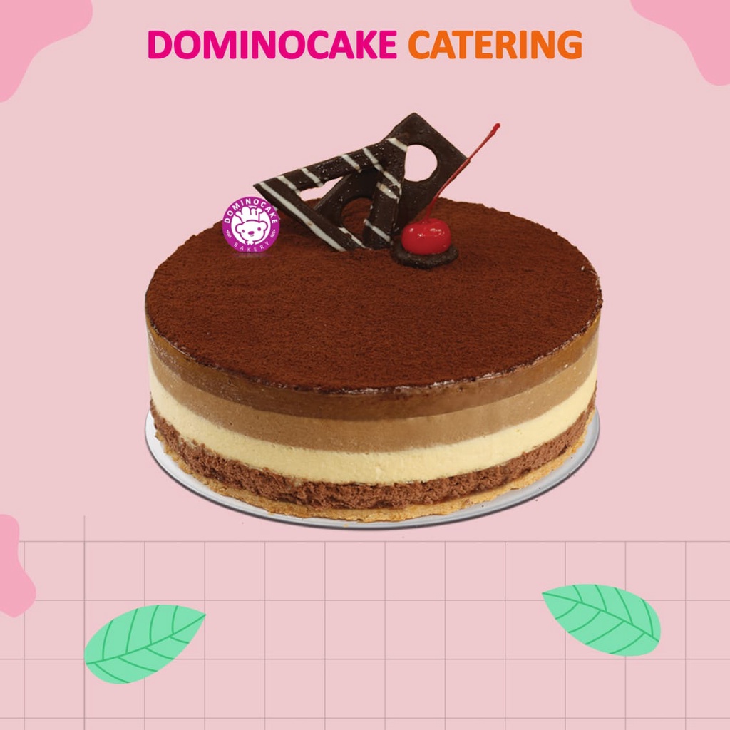 

Triple Cheese Cake - Cheese Cake - Kue ulang tahun cheese - Dominocake