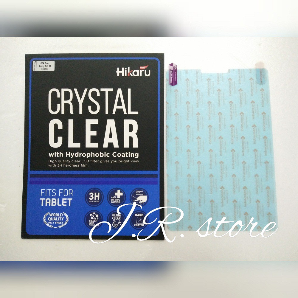 HIKARU Anti Gores BENING SAMSUNG TAB S4 10.5 T830/T835 CRYSTAL CLEAR