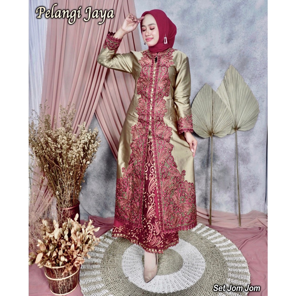 Set Kebaya TradisionaL | Set Kebaya Modern Masa Kini | Sale Set Kebaya Premium | Bayar di Tempat {COD} | Set Kebaya Bahan Tavetta Dove | Set Kebaya Wisuda Terbaru