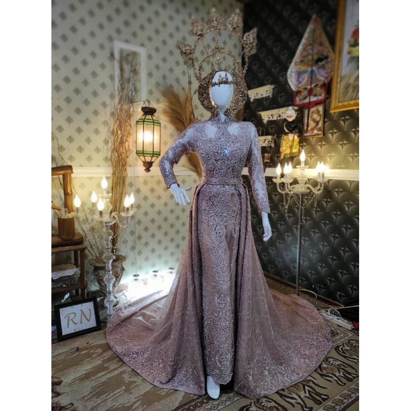 GAUN PENGANTIN ROSE GOLD