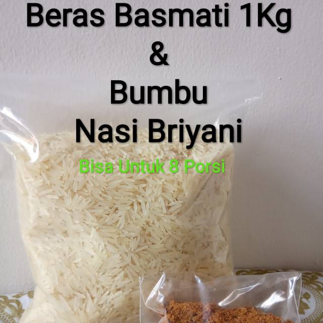 

Beras Basmati 1Kg & Bumbu Nasi Briyani