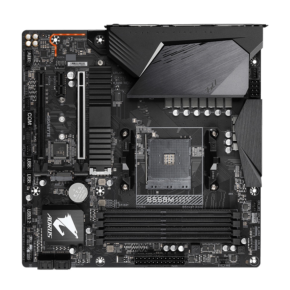 Gigabyte Motherboard AMD B550M AORUS PRO-P Socket AM4 Micro ATX 4 x DDR4 DIMM