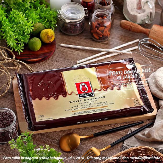 

Toko-Bahan-Kue- Coklat Putih Batang White Chocolate Compound Cokelat Tulip Cocoa 1 Kg -Terlengkap-