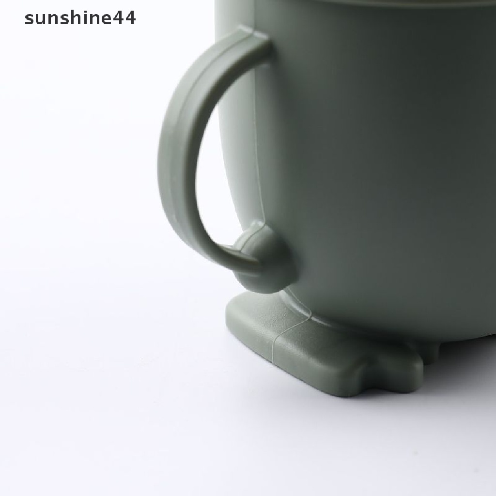 Sunshine Botol Minum Bayi / Anak Bahan Silikon BPA Free Anti Bocor Dengan Sedotan