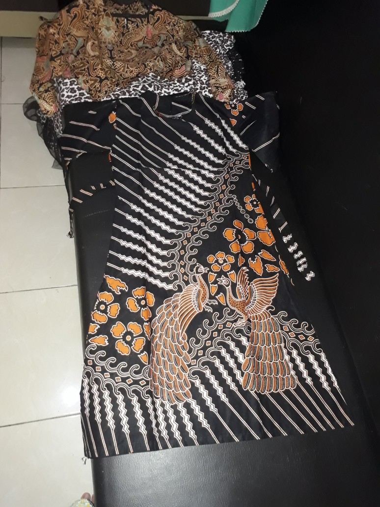Baju Batik Gamis Anak Cewek Seragam Batik Anak Cewek Wa02 Terbaru