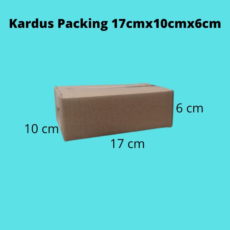 

Kardus Packing 17cmx10cmx6cm